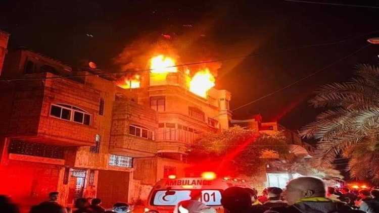مصرع سيدة وإصابة حفيدها في حريق منزل بالدقهلية