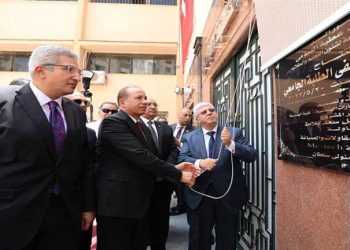 بالصور- وزير التعليم العالي يفتتح تجديدات مستشفى الطلبة بجامعة المنصورة