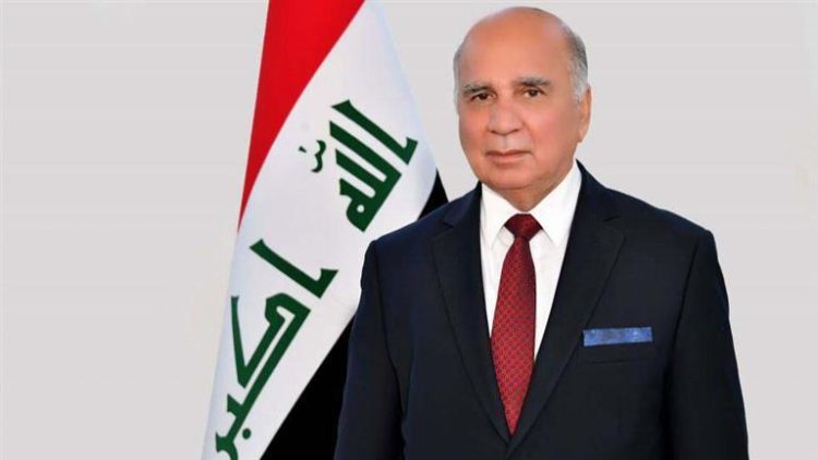 وزير الخارجية العراقي: نعمل مع سوريا في الملف الإنساني ودعم النازحين