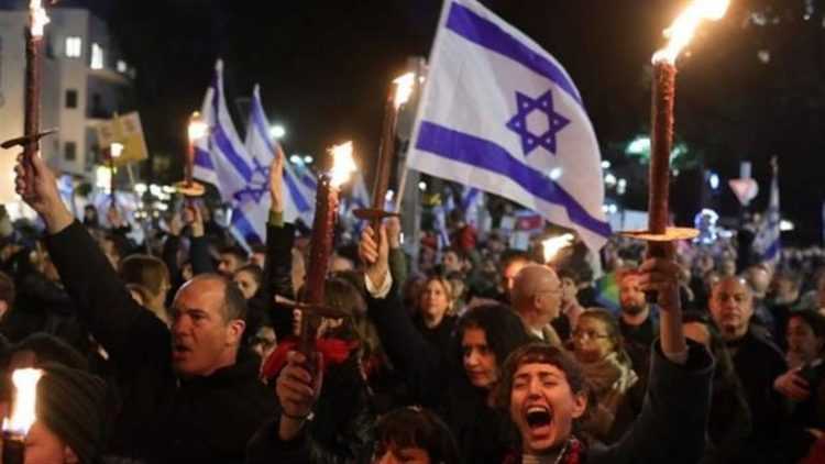 على طريق القدس.. مسيرات احتجاجية قبل التصويت على التعديلات القضائية الإسرائيلية