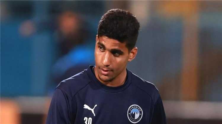 إصابة إبراهيم عادل في مباراة بيراميدز والجيش الروندي