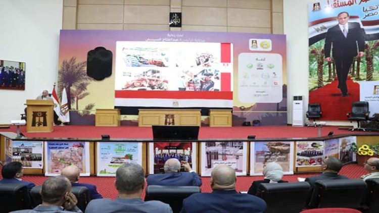 بالصور.. اصطفاف معدات الإغاثة والكوارث في الوادي الجديد
