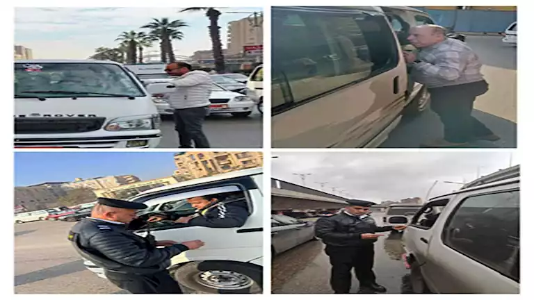الجيزة: ضبط 220 حالة مخالفة لسيارات السرفيس