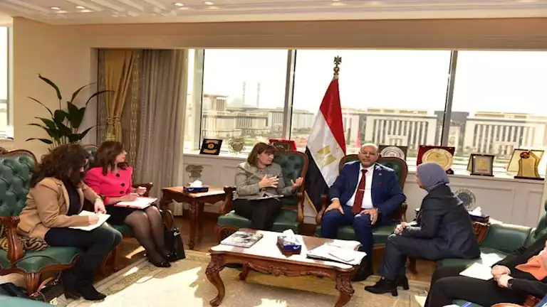 وزير العمل يبحث مع المنسق المقيم للأمم المتحدة في مصر سبل التعاون المشترك
