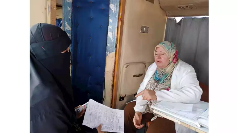 الكشف على 1344 مواطنًا بالقافلة الطبية بقرية المحسمة الجديدة بالإسماعيلية