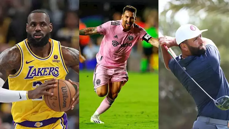 بينهم ميسي ورونالدو.. 10 صور ترصد أعلى 10 رياضيين أجراً في العالم