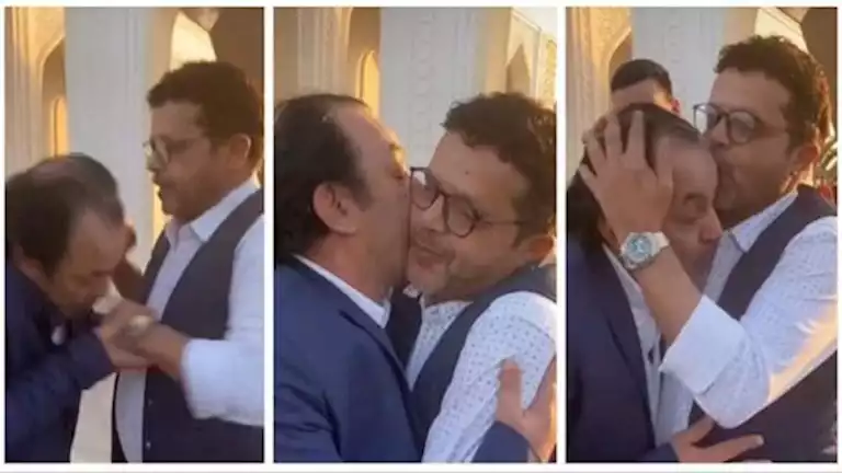 “لو السقا موجود كنت بوست إيده”.. أول تعليق من علاء مرسي على تقبيله يد هنيدي