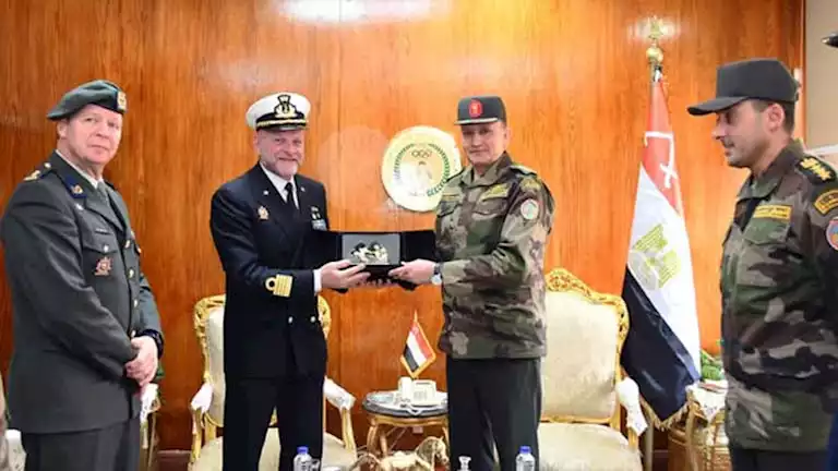 صور.. جهاز الرياضة للقوات المسلحة يستقبل وفدًا من المجلس الدولي للرياضة العسكرية