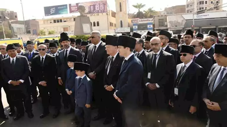 الأمير رحيم يشيد بدعم السيسي لجنازة والده كريم أغاخان -صور