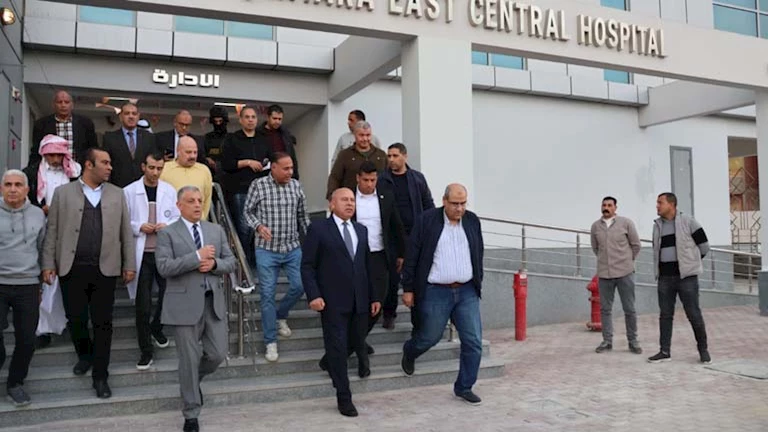 كامل الوزير يزور مصابي حادث اصطدام قطار بميني باص بالاسماعيلية