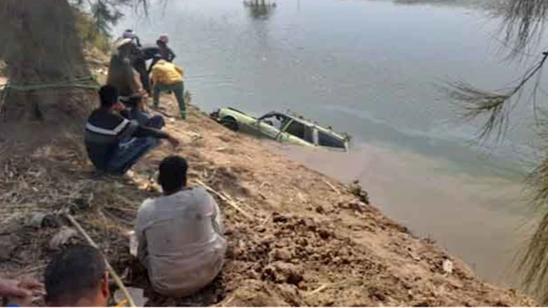 ننشر أسماء ضحايا سقوط سيارة بيجو في ترعة الشيخية بقنا