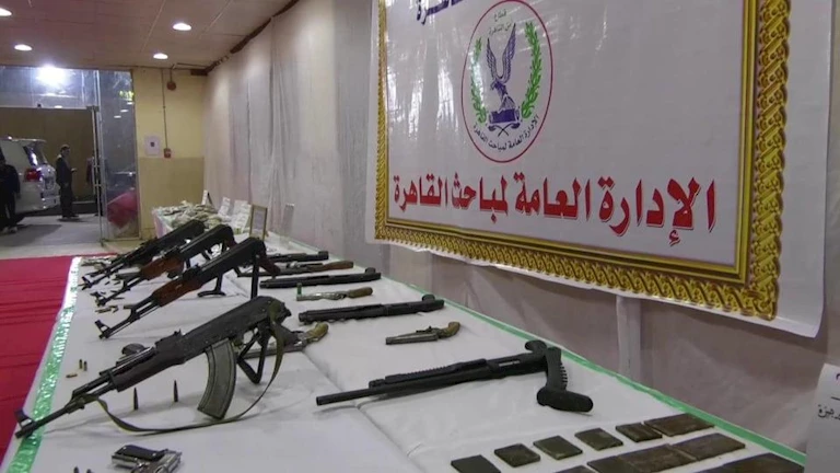 ضبط 152 قطعة سلاح و340 قضية مخدرات