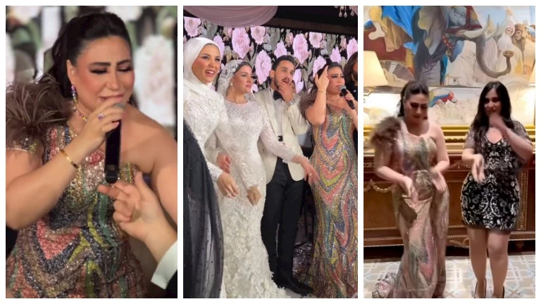 صور وفيديو.. رقص بوسي في أحد الأفراح بحضور نجوم الفن