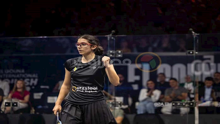 أمينة عرفي تواصل التوهج في بطولة الجونة الدولية للاسكواش وتصعد إلى النهائي