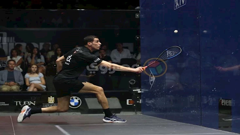 أول تعليق من علي فرج بعد الصعود لنهائي بطولة الجونة الدولية للاسكواش