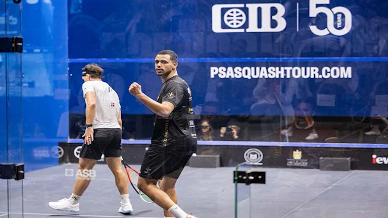 سيطرة مصرية مطلقة على نهائي الجونة الدولية للإسكواش في نسختها الـ13