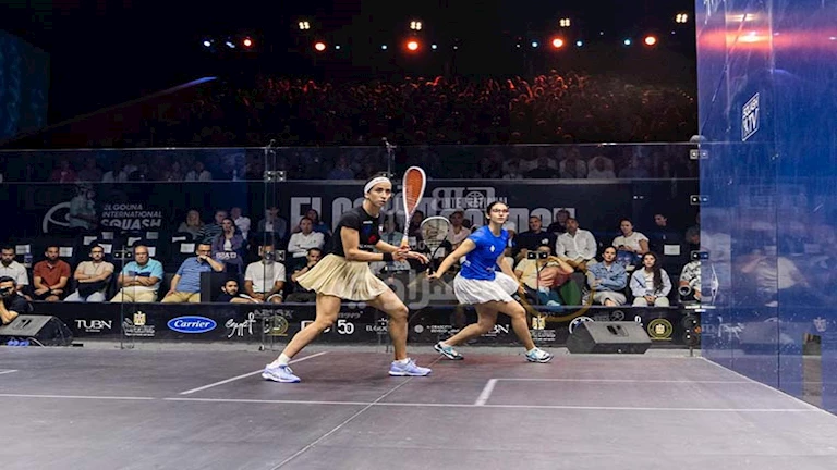 نهائي مصري.. نوران جوهر تحصد بطولة الجونة الدولية للإسكواش