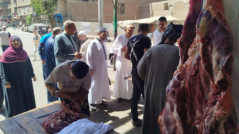 الكيلو بـ 200 جنيه.. منافذ متنقلة بإمبابة لبيع اللحوم البلدية برعاية “مستقبل وطن”