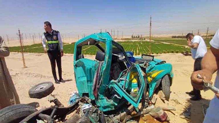 8 وفيات و27 مصاباً.. ننشر أسماء ضحايا حادث صحراوي المنيا