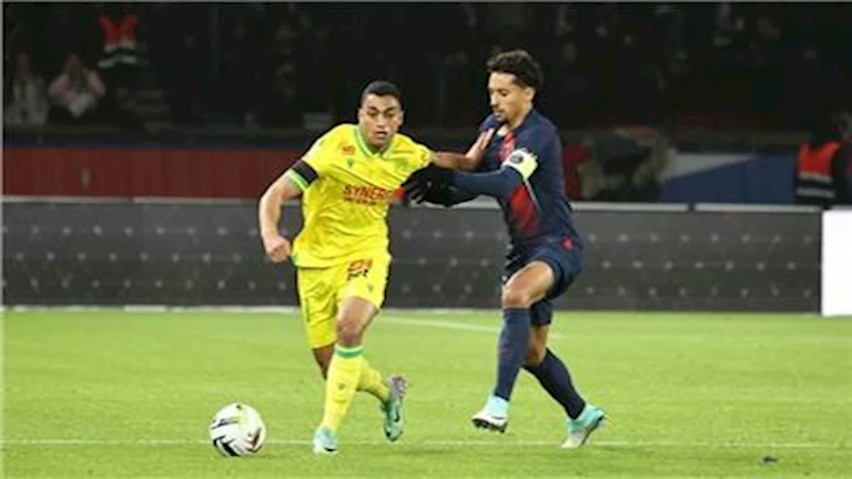 مصطفي محمد يقود نانت لمواجهة باريس سان جيرمان.. الموعد والقناة الناقلة