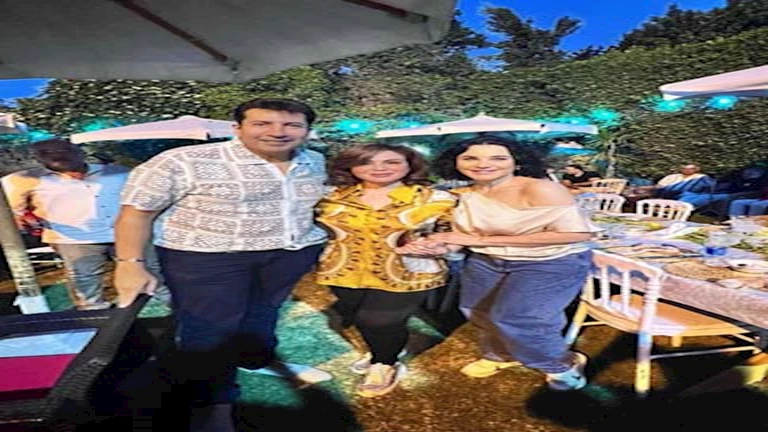 سلاف فواخرجي بعد مشاركتها نجوم مصر بأعياد الربيع: “إنتوا أهل حقيقيين”