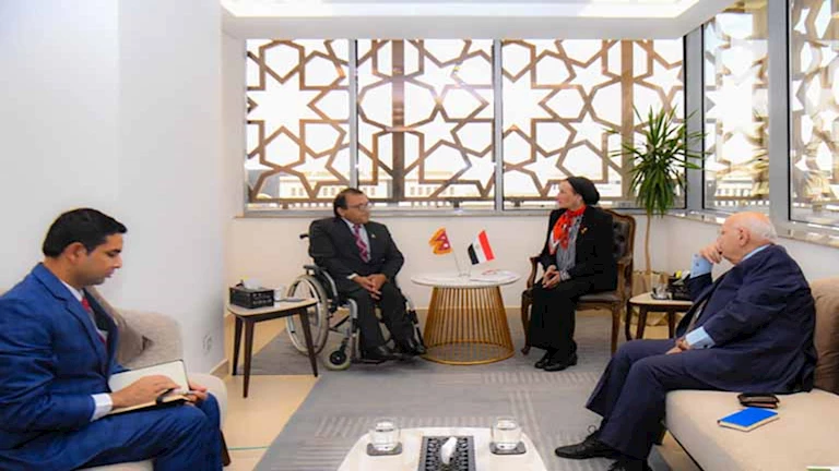 وزيرة البيئة: نسعى لتوطيد التعاون مع نيبال لمواجهة تغير المناخ