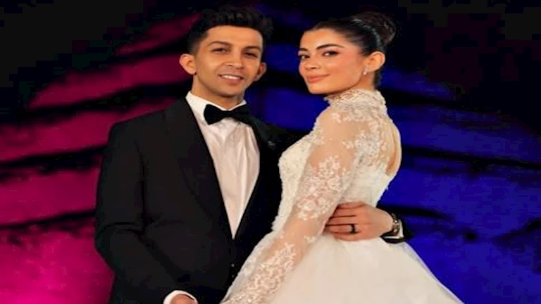 أول تعليق من هشام جمال بعد حفل زفافه على ليلى أحمد زاهر