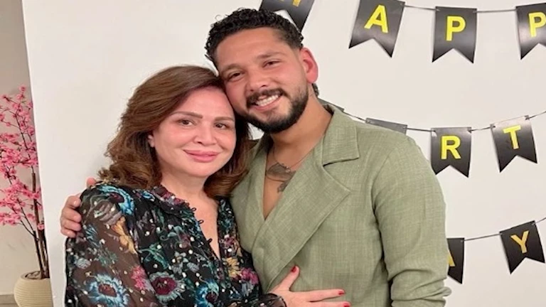 بالصور.. عقد قران والدة محمود شاهين نجل شقيق إلهام شاهين