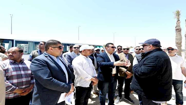 وزير الإسكان يتفقد مارينا 8 ومارينا ومشروع إنشاء ممشى الخدمات