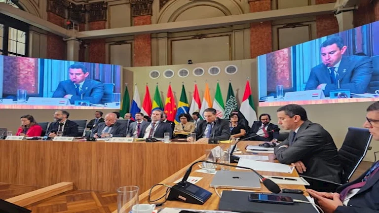 خلال اجتماع البريكس.. إشادة بجهود مصر لوقف إطلاق النار في غزة