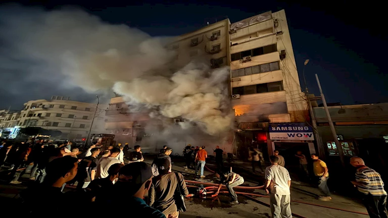 حريق مصر الجديدة