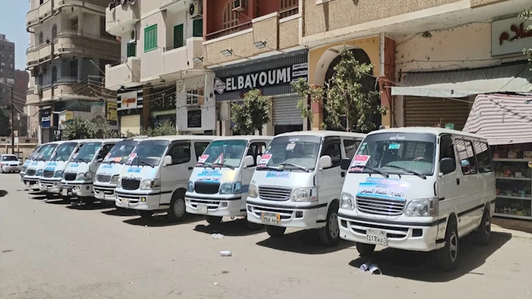 “البيك أب” تندثر.. إضافة 10 ميكروباصات جديدة لقرى مركز ملوي بالمنيا