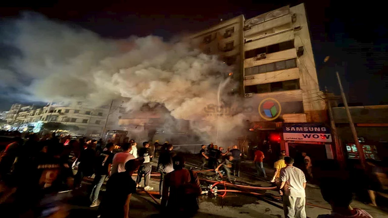 حريق مصر الجديدة 