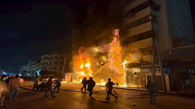 حريق مصر الجديدة 