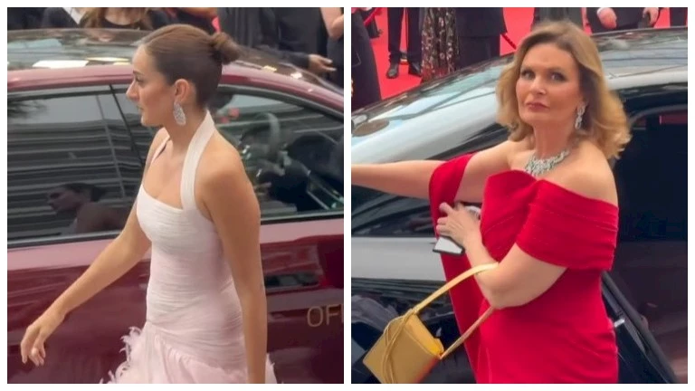 بالصور.. يسرا وأمينة خليل تصلان إلى حفل افتتاح مهرجان كان السينمائي