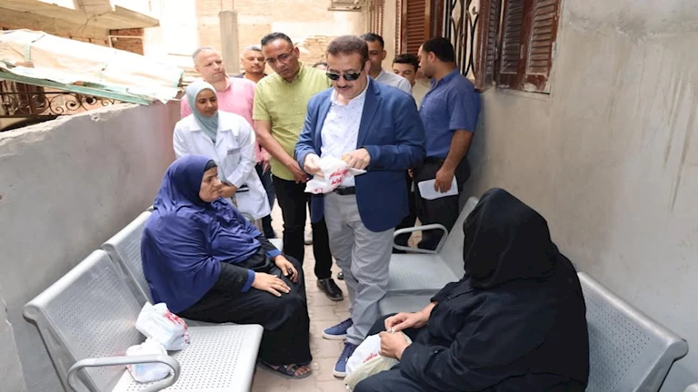 تخفيفًا على المرضى.. محافظ المنوفية يخصص مقرًا جديدًا للتأمين الصحي فى الشهداء بالمجان