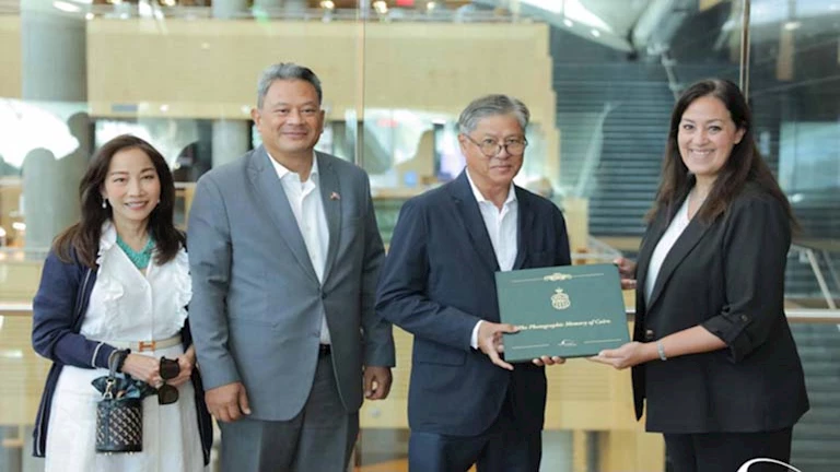 مكتبة الإسكندرية تستقبل نائب وزير الخارجية التايلاندي (صور)