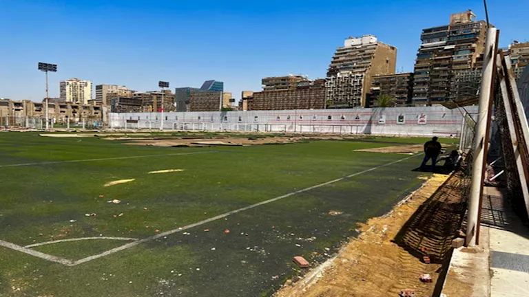 الزمالك يبدأ في تطوير ملاعب الناشئين بعد إهمال 9 سنوات (صور)