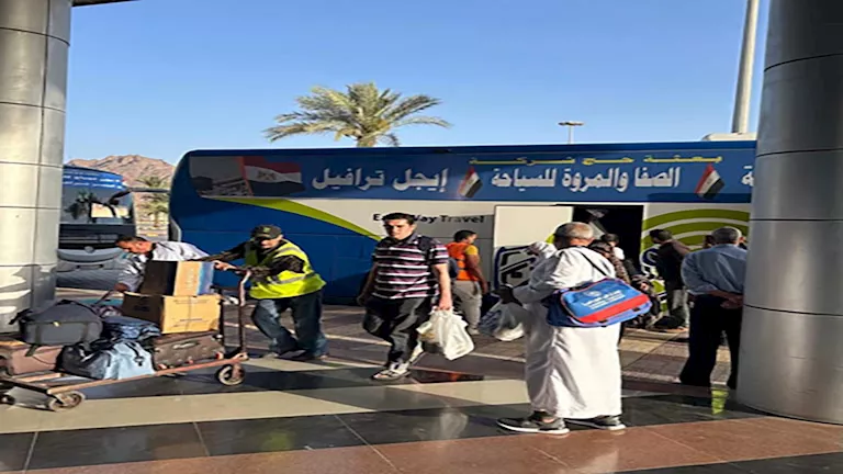 الفوج الثالث.. 525 حاجًا يغادرون ميناء نويبع إلى الأراضي المقدسة