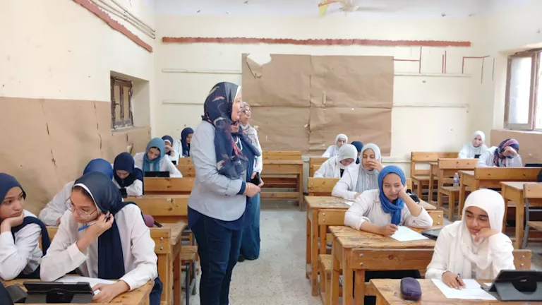 وكيل تعليم بني سويف تتابع سير امتحانات نهاية العام