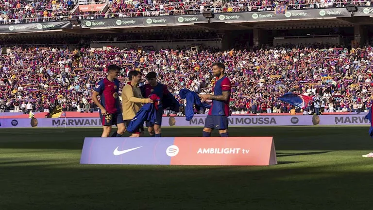 Spotify تحتفل بإطلاق أحدث ألبومات مروان موسى في مباراة “برشلونة”