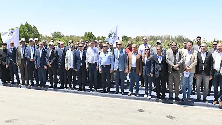 “الريف المصري” تفتتح مشروعات بأراضي الـ1.5 مليون فدان غرب المنيا