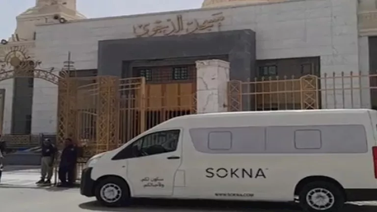 وصول جثمان أحمد الدجوي إلى مسجد جامعة MSA لتشييع جنازته