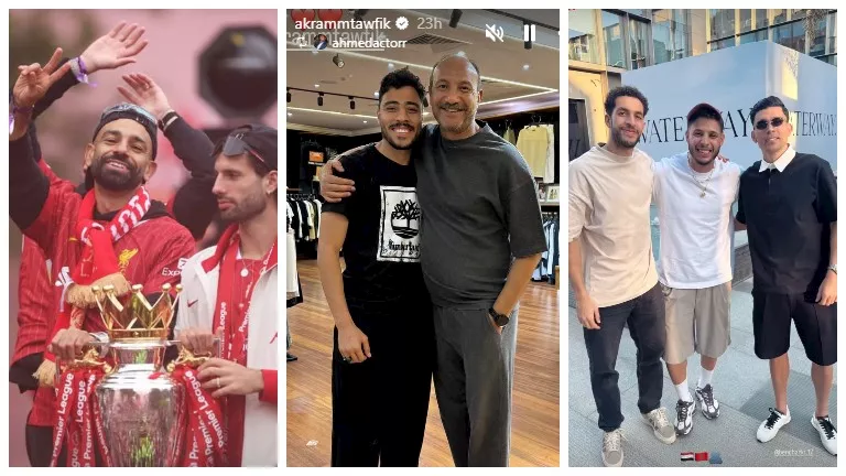 ستوري نجوم كرة القدم.. احتفالات صلاح.. رسالة مؤثرة من كهربا للراحل أم