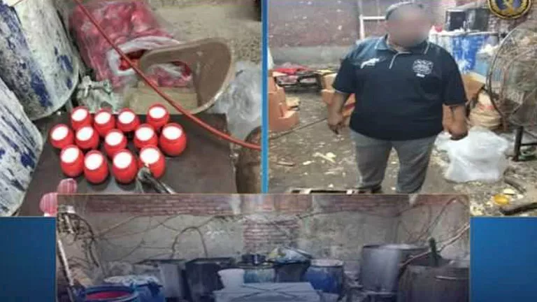 الأمن يداهم مصنعًا لإنتاج مستحضرات تجميل مجهولة المصدر في المرج