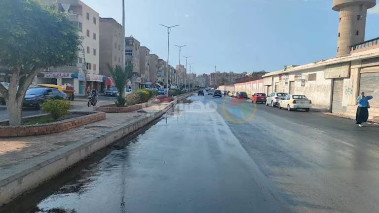 أمطار غزيرة في أماكن متفرقة بكفر الشيخ -صور