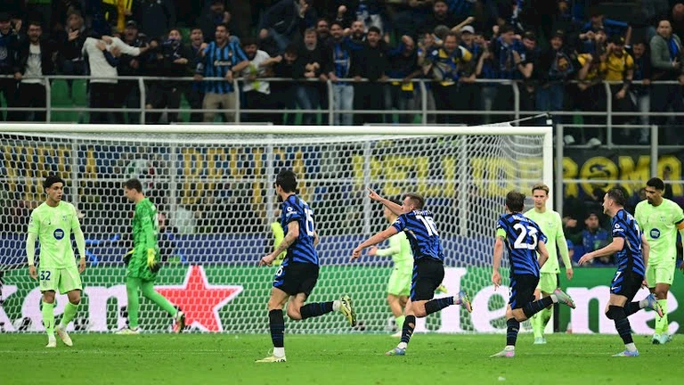 لحظة بلحظة برشلونة وإنتر ميلان في دوري أبطال أوروبا