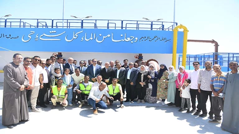 تخدم 60 ألف نسمة.. محافظ قنا يفتتح محطة مياه شرب الجبيل المدمجة