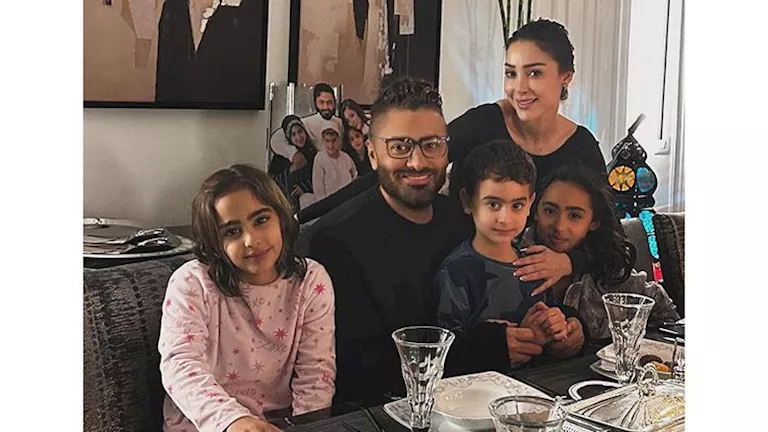 نجل تامر حسني وبسمة بوسيل يتعرض لوعكة صحية (صورة)