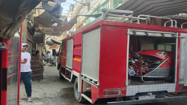 التحقيق في حريق شقة سكنية بمدينة نصر